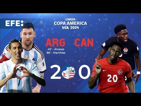 2-0. Argentina vence con gol de Álvarez y Martínez