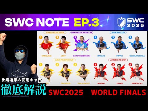 SWC NOTE | SWC2025「ワールド決勝」目前!!出場選手のNo.1使用モンスターはどれだ!!!【サマナーズウォー】