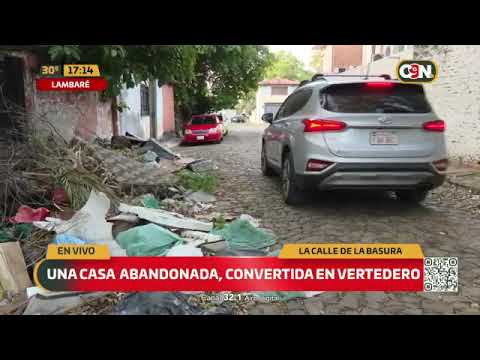 Casa quinta es utilizada como vertedero en Lambaré