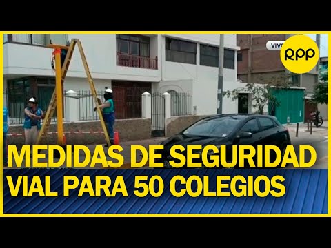 Cercado de Lima: Implementan medidas de seguridad vial en 50 colegios