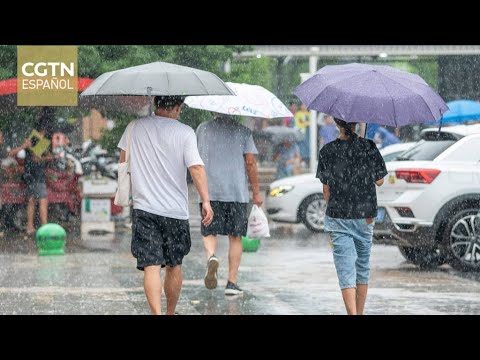 China emite alerta amarilla debido a las fuertes lluvias en el centro y este del país
