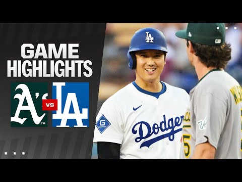 As vs. Dodgers Game Highlights (5/13/25) | MLB Highlights