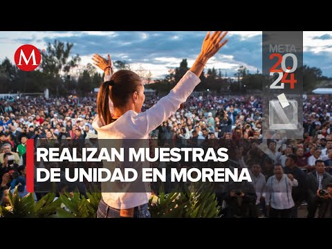Claudia Sheinbaum vista Puebla como parte de su gira de precampaña