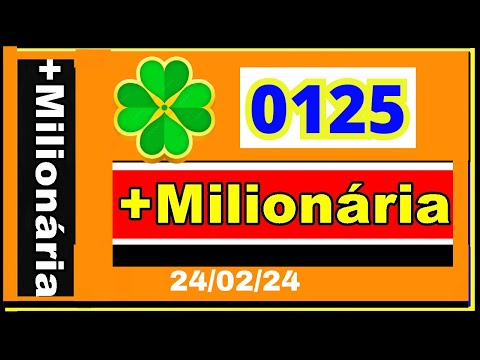 Mais milionaria 0125 - Resultado da mais Miluonaria Concurso 0125