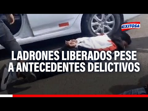 Tacna: ¡Indignante! Ladrones fueron liberados pese a antecedentes delictivos