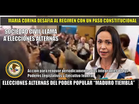 SE PRENDIO! Maria Corina llama a ELECCIONES alternas en Venezuela DESARMA al regimen chavista