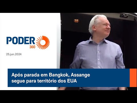 Apo?s parada em Bangkok, Assange segue para territo?rio dos EUA