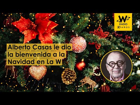 Alberto Casas le dio la bienvenida a la Navidad en La W