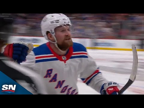 Rangers Alexis Lafreniere Tips In His Seventh Goal Of Playoffs