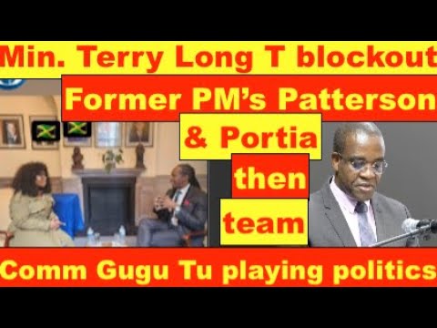 Terrylong T block out former PM's Patterson & Porta in photo,then blame team. Gugu Tu play politrics