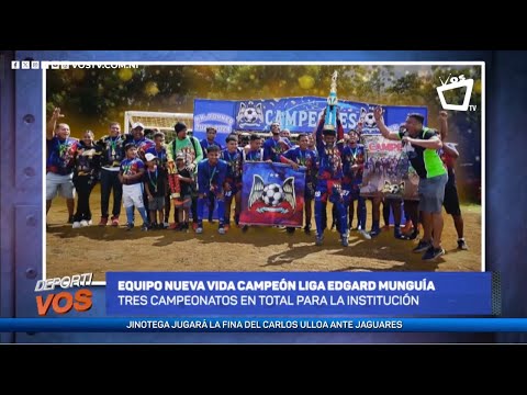 El equipo Nueva Vida celebra otro campeonato saliendo como monarca de la Liga Edgardo Munguía
