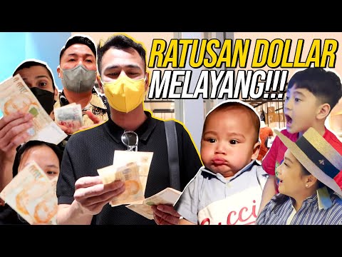 KALAP BELANJA!! RAFFI SEBAR DOLLAR BUAT ANAK RANS!! SEMUA BELANJA BARANG BRANDED??!!