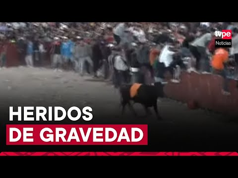 Ayacucho: corrida de toros en fiesta patronal de Santa Ana dejó varios heridos