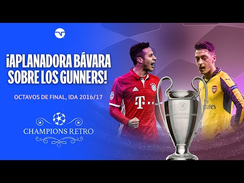 RESUMEN: BAYERN MÚNICH 5-1 ARSENAL | OCTAVOS IDA UEFA CHAMPIONS LEAGUE 16/17 | HIGHLIGHTS RETRO