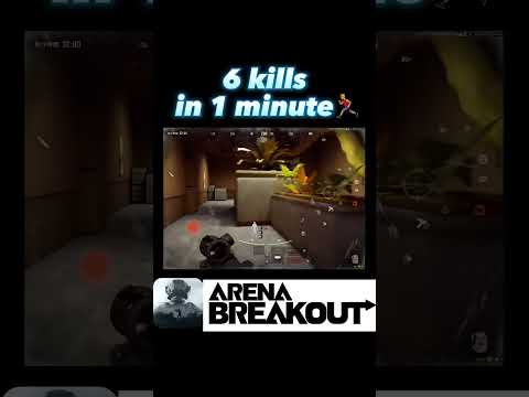 6 kills in 1 minute🏃‍♂️ #arenabreakout #arenabreakoutglobal #arenabreakoutgameplay