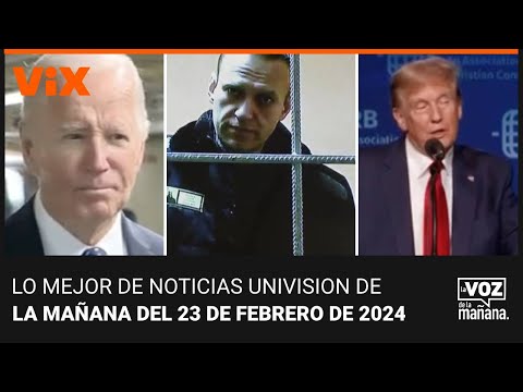 Lo mejor de Noticias Univision de la mañana | viernes 23 de febrero de 2024