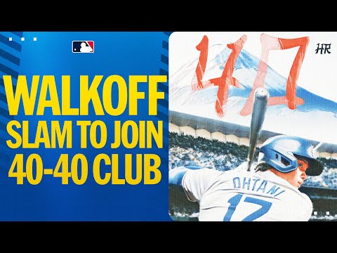 WALKOFF SLAM TO JOIN 40-40 CLUB! THERE IS ONLY ONE SHOHEI OHTANI! | 大谷翔平ハイライト