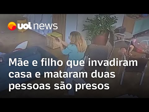 Mãe e filho que invadiram casa e mataram duas pessoas são presos em Mato Grosso