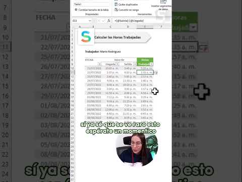 ? ¿Sabías que calcular las horas trabajadas en Excel es súper fácil?