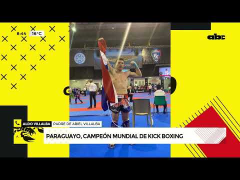 Paraguayo campeón de kick boxing