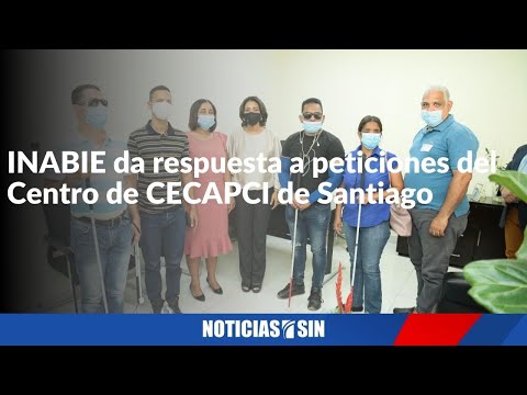 INABIE da respuesta a peticiones del Centro de Capacitación para Ciegos Santiago