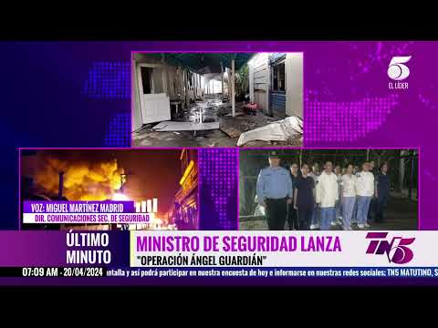Ministro de Seguridad lanza Operación Ángel Guardián