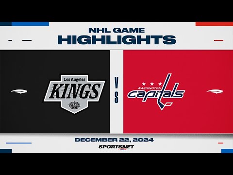 NHL Highlights | Kings vs. Capitals - December 22, 2024