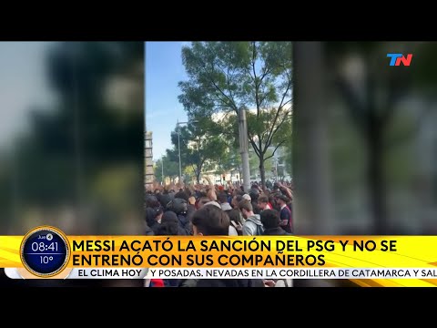 Lionel Messi sufrió la furia de los hinchas del PSG tras la sanción del club y su futuro es incierto