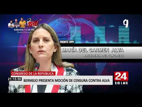 María del Carmen Alva se pronuncia tras presentación de moción de censura en su contra