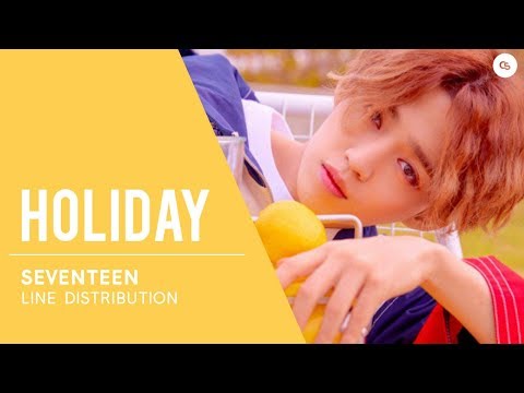 SEVENTEEN (세븐틴) Holiday // Line Distribution