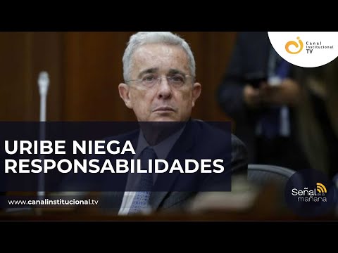 Ex presidente Uribe niega responsabilidad en masacre de El Aro | Señal de la Mañana