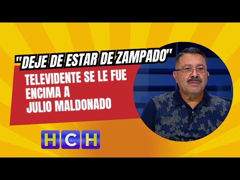 Deje de estar de zampado: Televidente se le fue encima a #JulioMaldonado