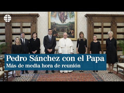 Pedro Sánchez exhibe su sintonía con el Papa en su primera visita al Vaticano