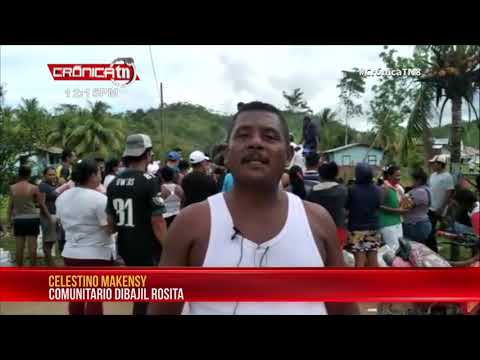 Nicaragua Continúa asistencia a comunidades afectadas por huracanes en el Caribe