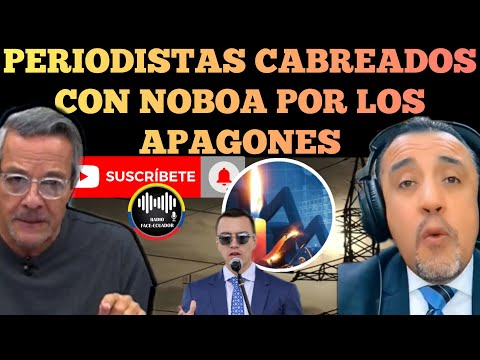 PERIODISTA CAB.READ0S CON EL GOBIERNO DE DANIEL NOBOA POR EL RETORNO DE LOS APAGONES NOTICIAS RFE TV