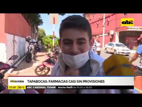 Tapabocas: Farmacias casi sin stock ante influenza