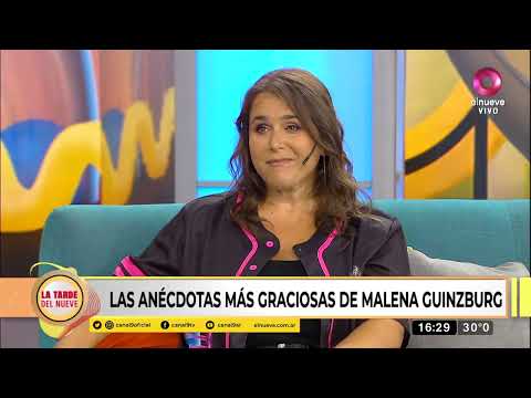 Malena Guinzburg en exclusiva: En la calle me agradecen por hacerlos reír| #LaTardeDelNueve