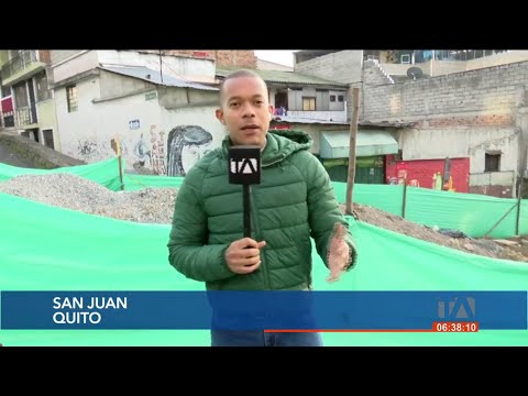 Vecinos de San Juan, centro de Quito, denuncian obras inconclusas en el sector