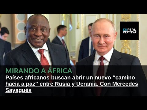 Países africanos buscan abrir un nuevo “camino hacia a paz” entre Rusia y Ucrania