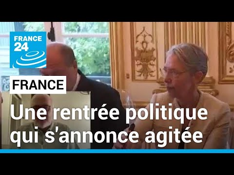 France : coup d'envoi d'une rentrée politique qui s'annonce agitée • FRANCE 24