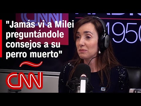 Victoria Villarruel: Jamás vi a Milei preguntándole consejos a su perro muerto