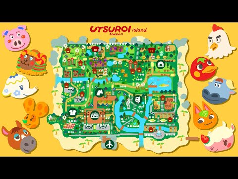 【あつ森】島クリも住民も「たべもの」だらけのおいしい島🌳🍎うつろい島Season2完成ツアー【島紹介】