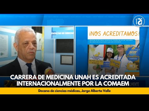 Carrera de medicina UNAH es acreditada internacionalmente por la COMAEM