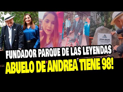 ANDREA LLOSA PRESENTÓ A SU ABUELO DE 98 FUNDADOR DEL PARQUE DE LAS LEYENDAS