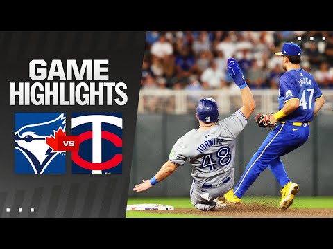 Blue Jays vs. Twins Game Highlights (8/30/24) | MLB Highlights