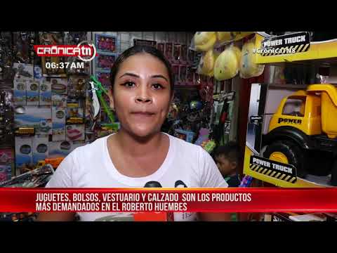 Tentadoras ofertas en el mercado Roberto Huembes de Managua - Nicaragua