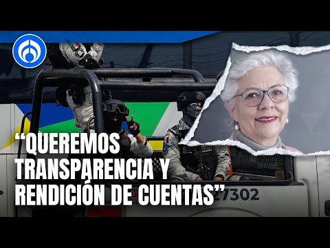 Hay que alzar la voz para exigir controles democráticos en la Guardia Nacional: María Marván