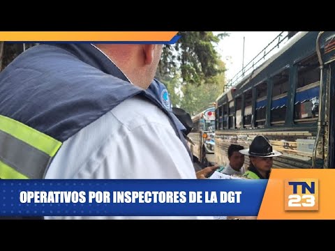 Operativos por inspectores de la DGT