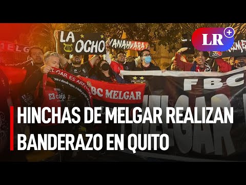Hinchas de Melgar realizan banderazo previo a la semifinal de la Copa Sudamericana | #LR