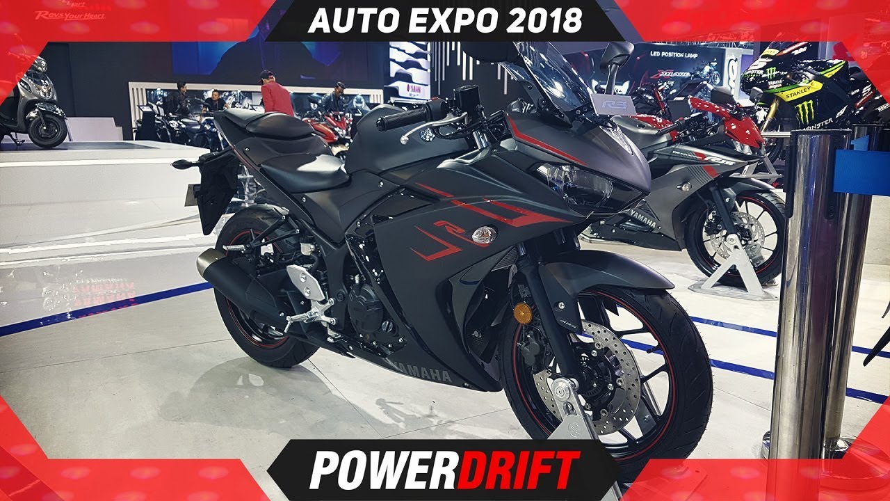 2018 Yamaha R3 @ Auto Expo : PowerDrift